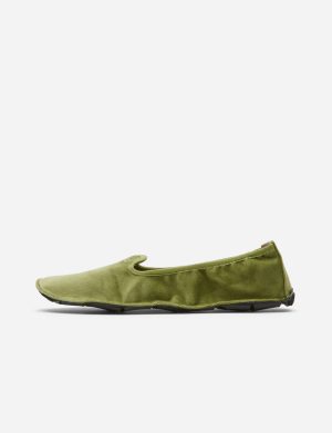 One Quarter Velvet Green / Black