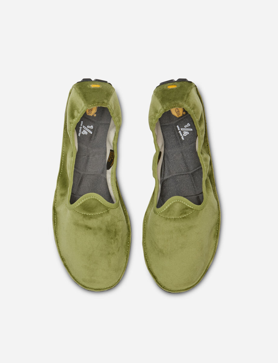 One Quarter Velvet Green / Black - Image 5