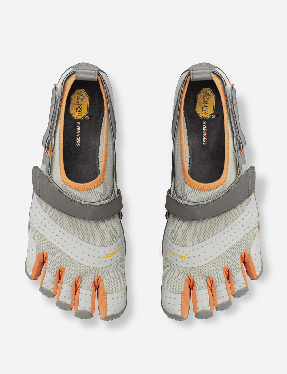 V-Aqua Grey / Coral Orange - Image 4
