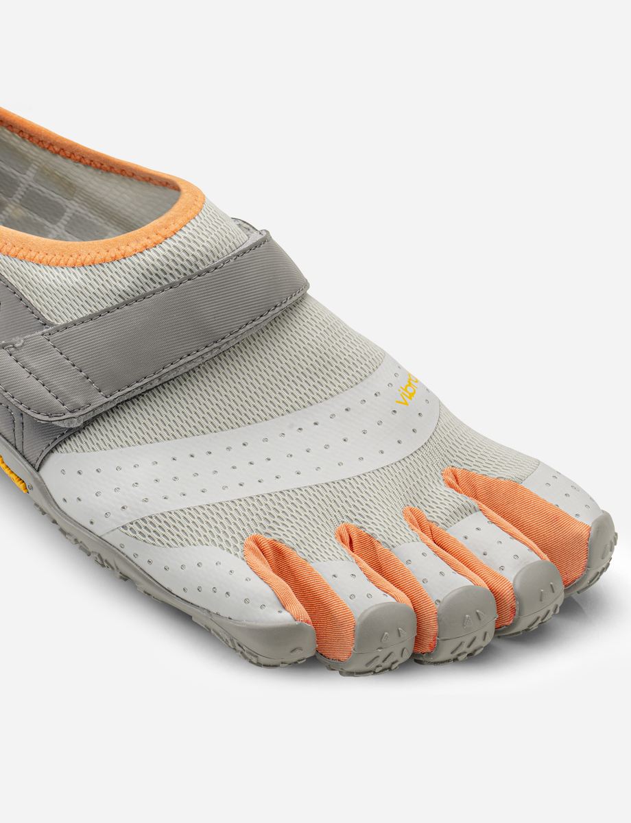 V-Aqua Grey / Coral Orange - Image 3