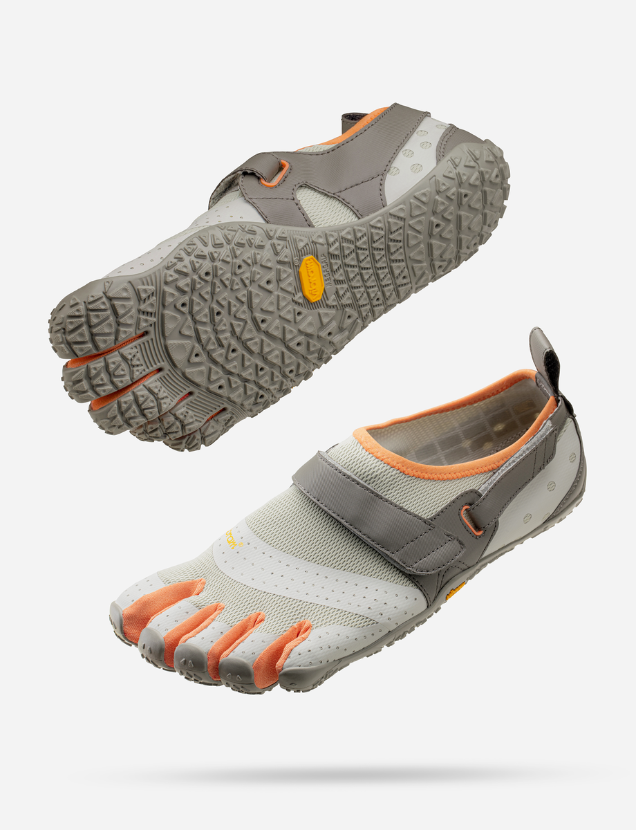 V-Aqua Grey / Coral Orange - Image 5